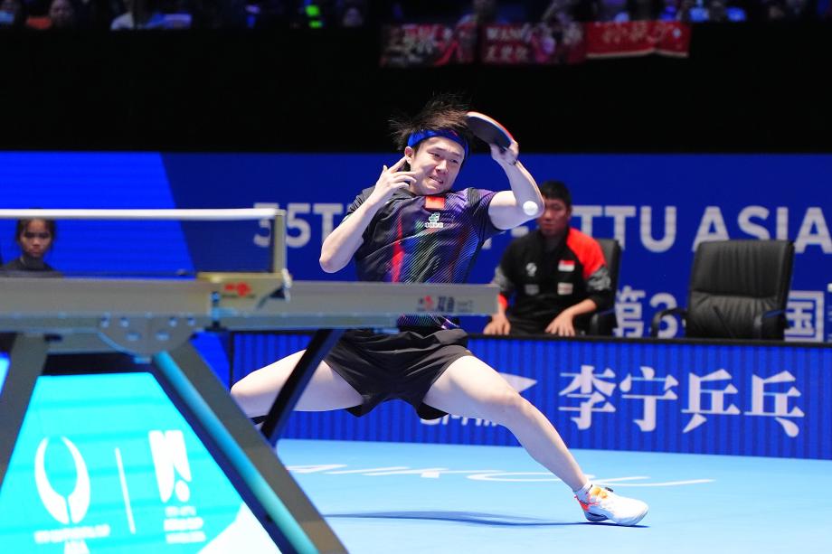 [图]乒乓球亚洲杯：王楚钦3-0横扫 八强迎战周启豪
