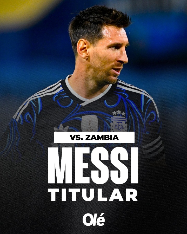 必一运动官方网站-斯卡洛尼确认：梅西将在对阵赞比亚的比赛中首发，小蜘蛛休息